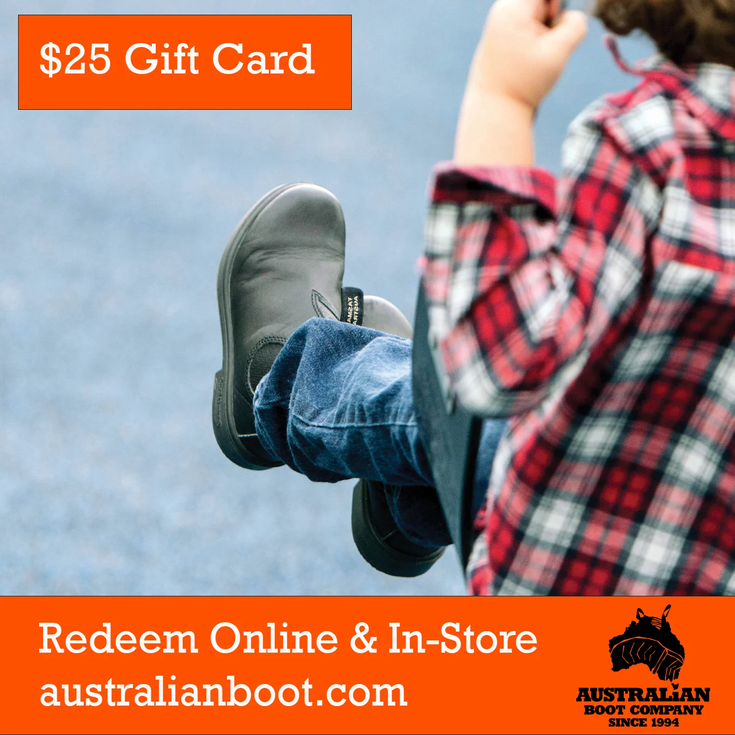 Australian Boot Company $25 Gift Card