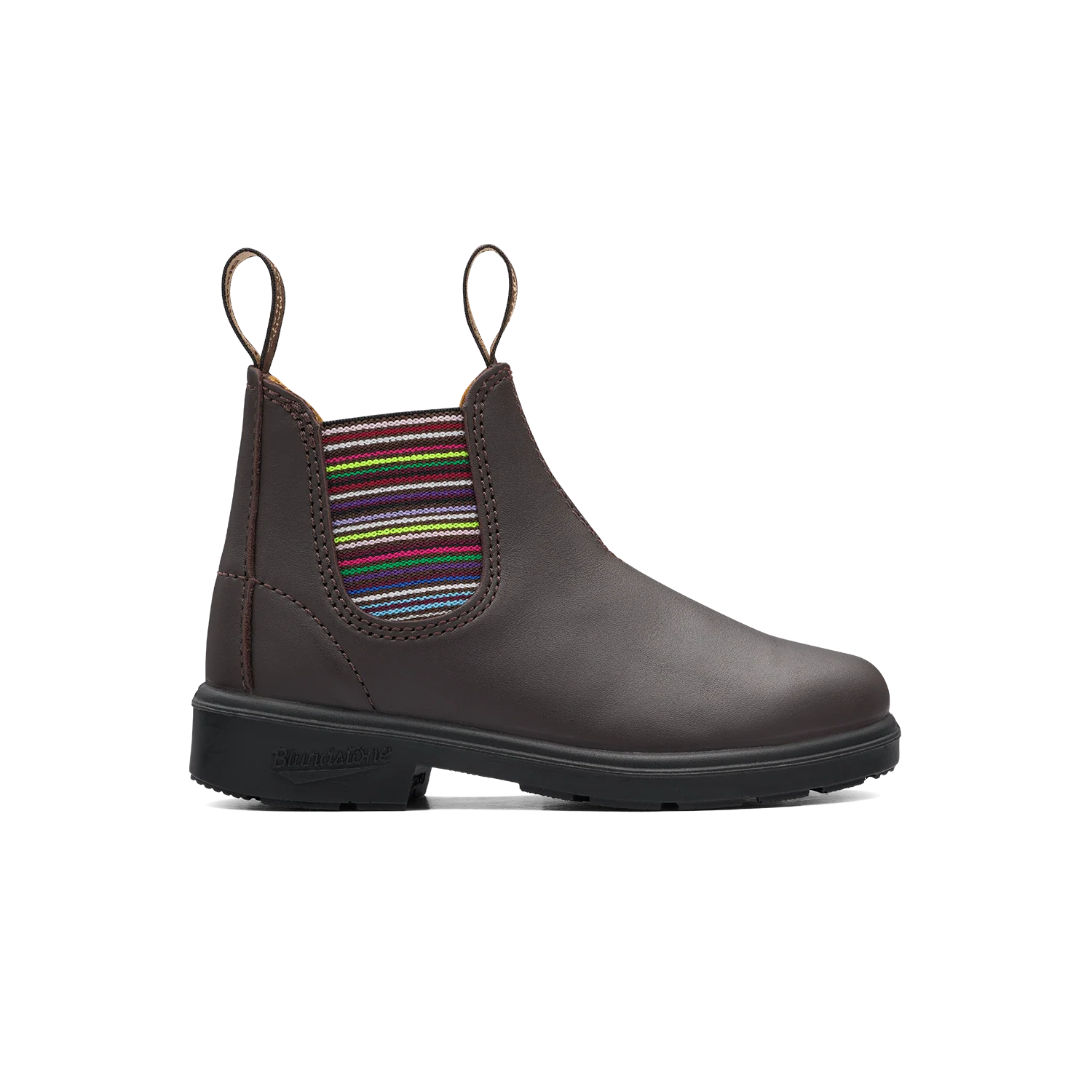 Blundstone 1413 Kids Brown Striped Elastic - Image 2
