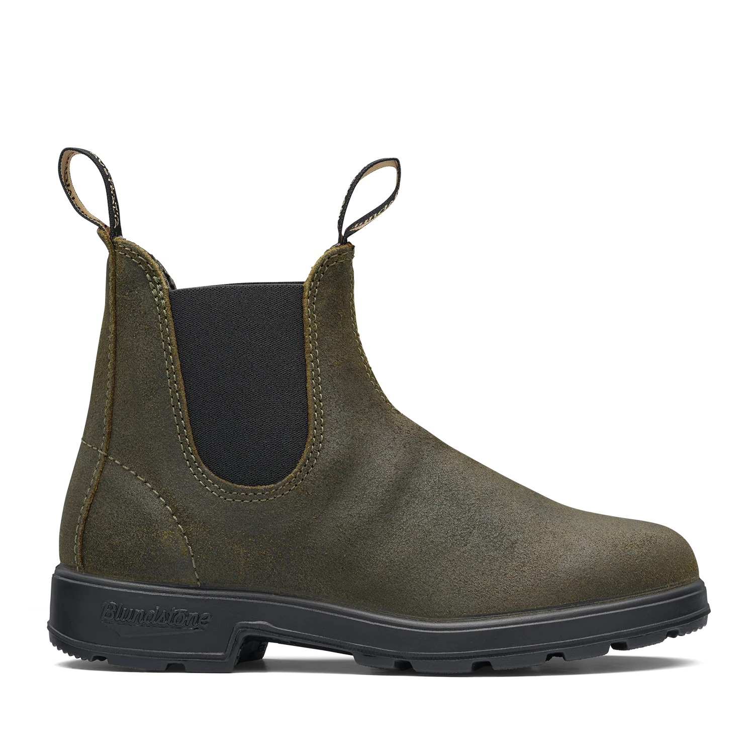 Blundstone 1615 Originals Dark Olive Waxed Suede - Image 2