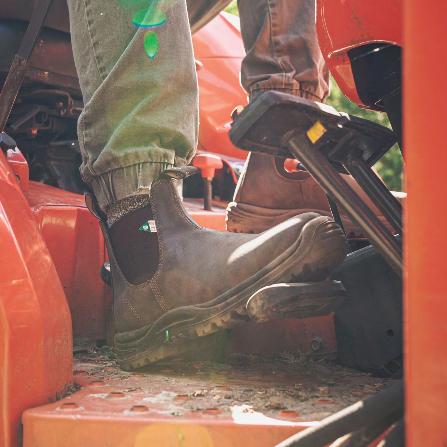 Blundstone 180 Work & Safety Boot Waxy Rustic Brown - Image 5