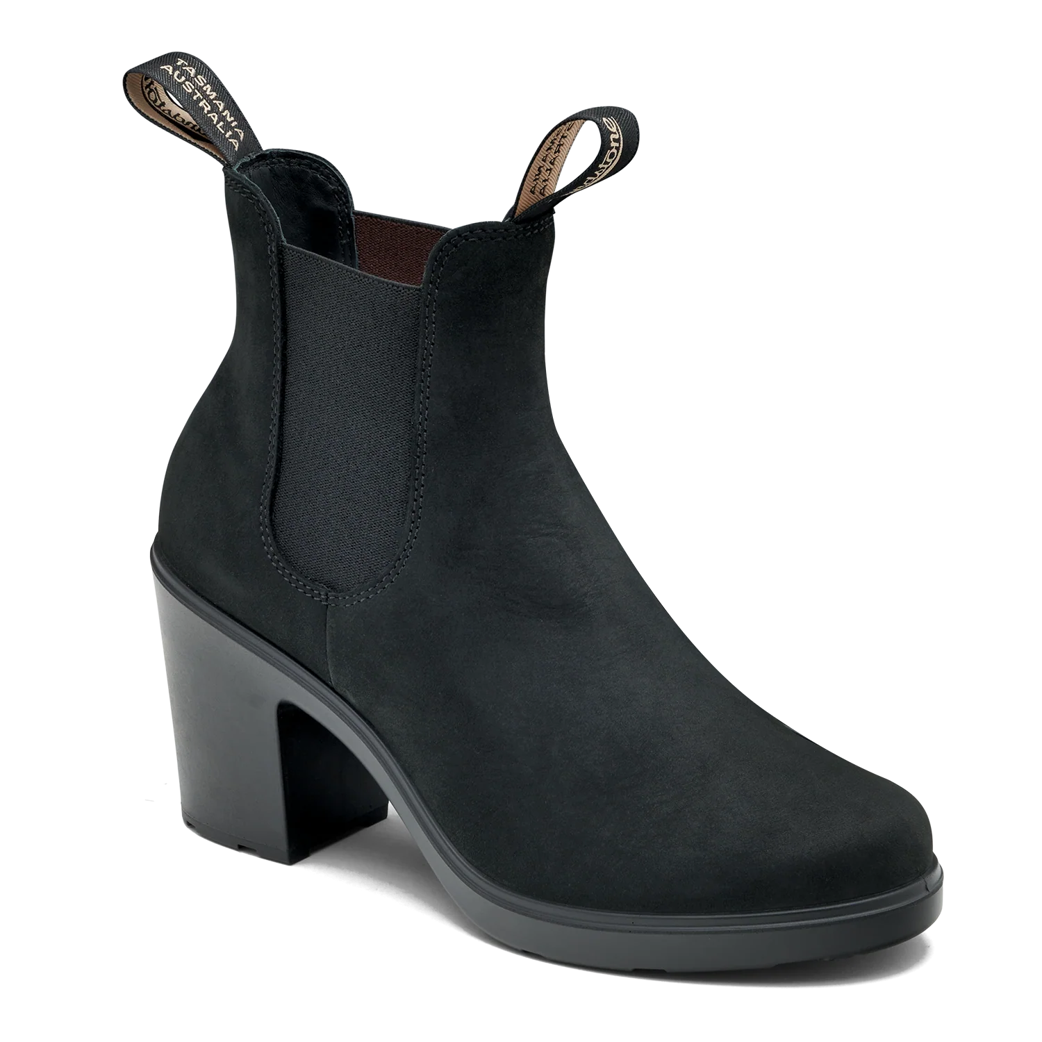 Blundstone 2460 Women's Series High Heel Black Nubuck