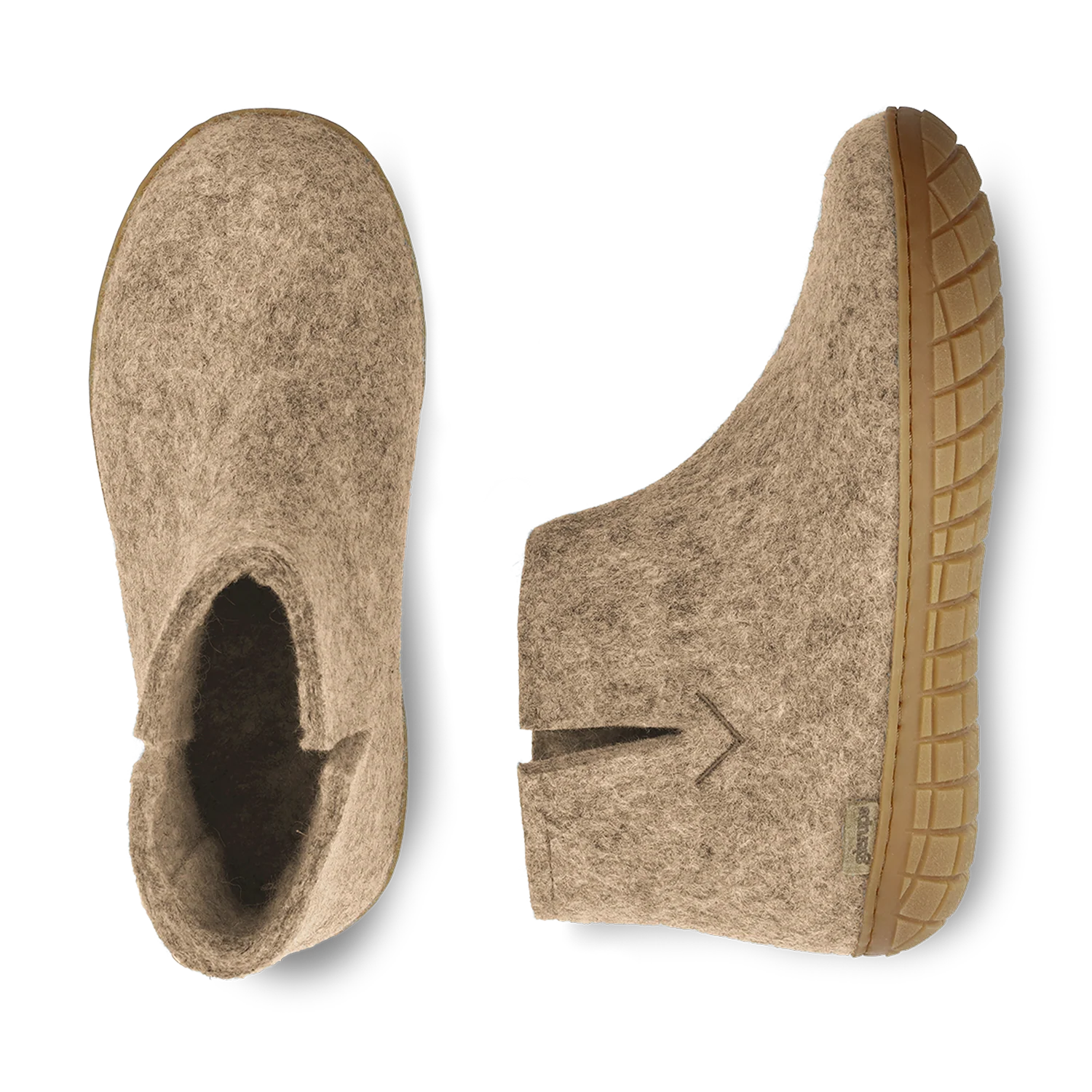 Glerups Boot Sand - Rubber Sole - Image 3