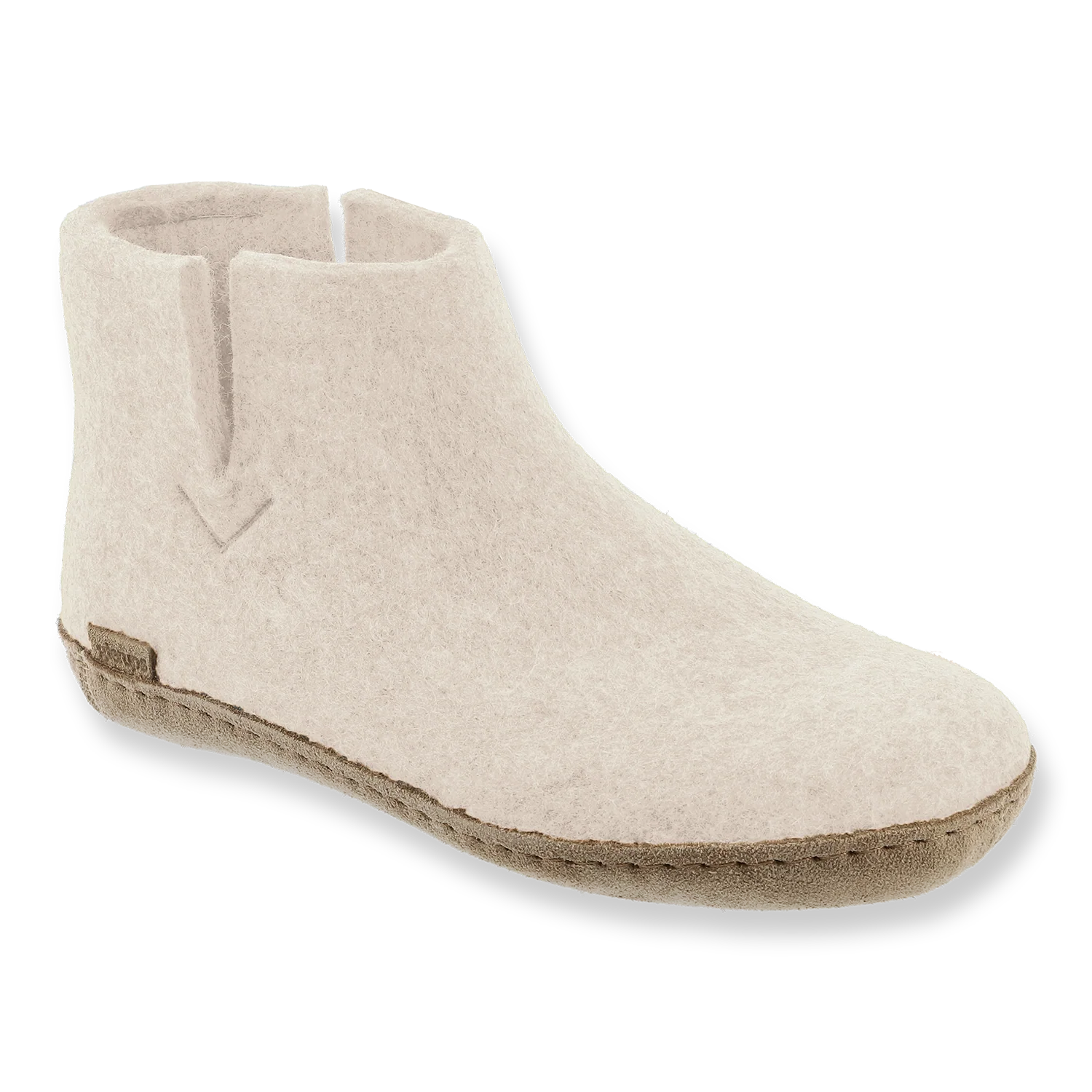 Glerups Boot White - Leather Sole