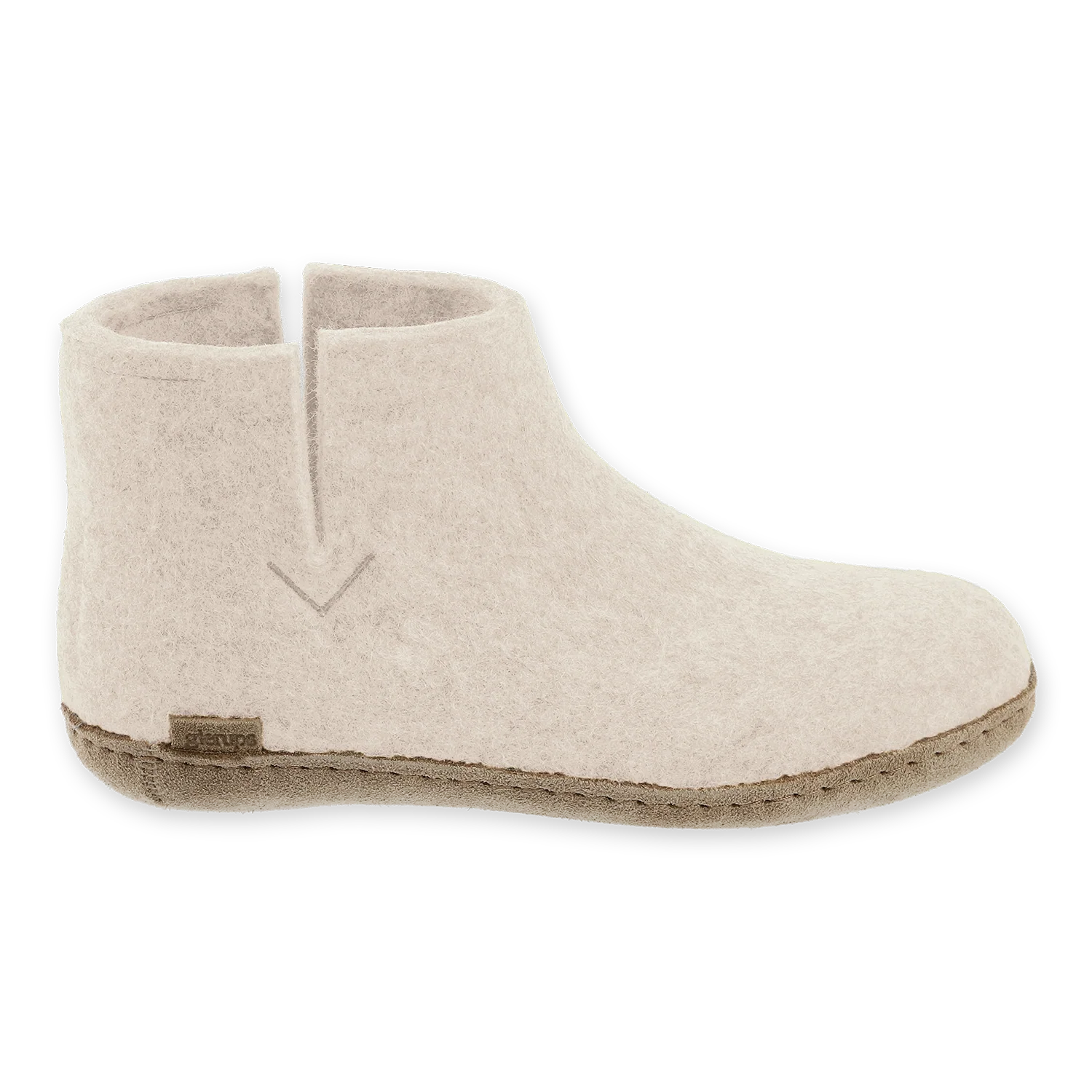 Glerups Boot White - Leather Sole - Image 2
