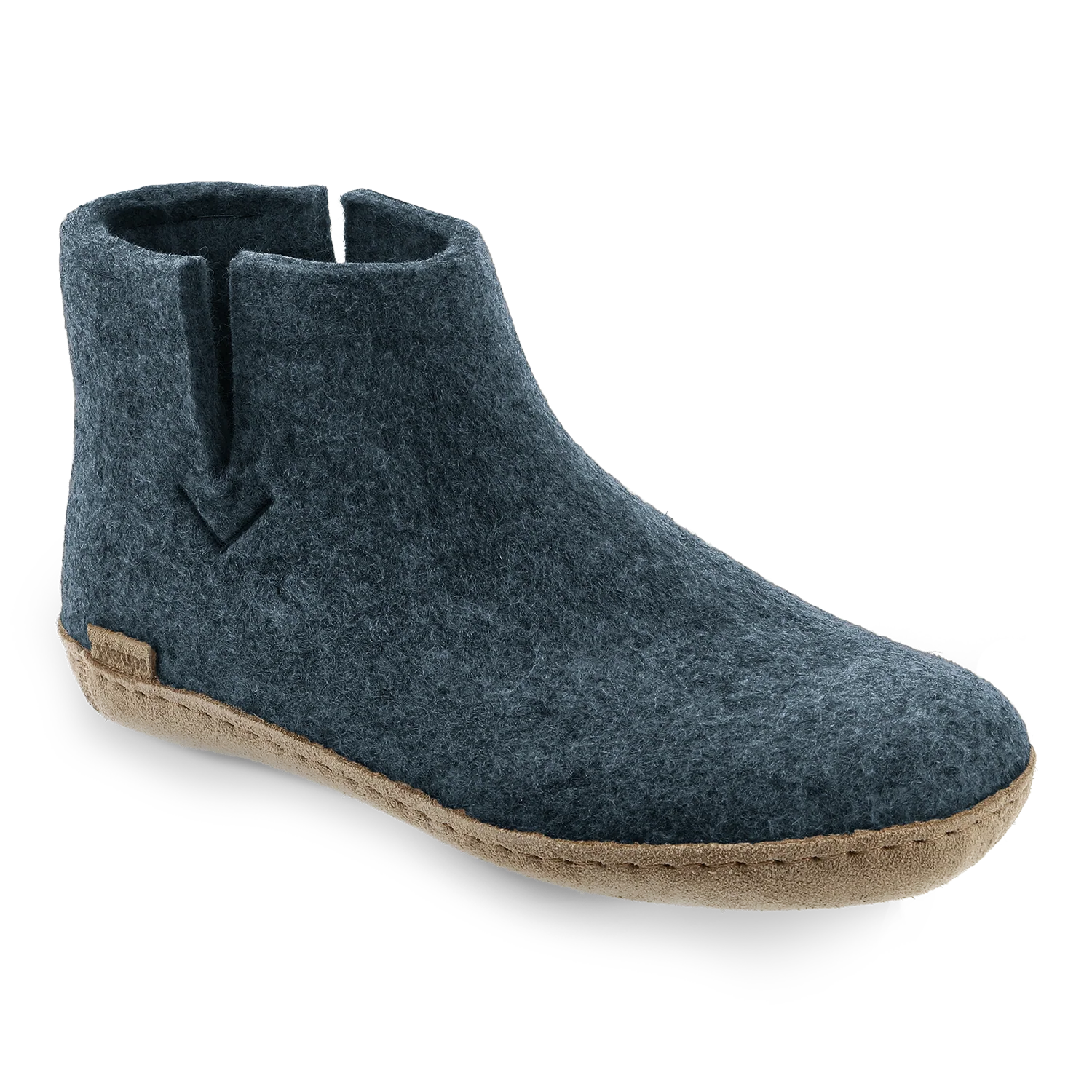 Glerups Boot Denim - Leather Sole