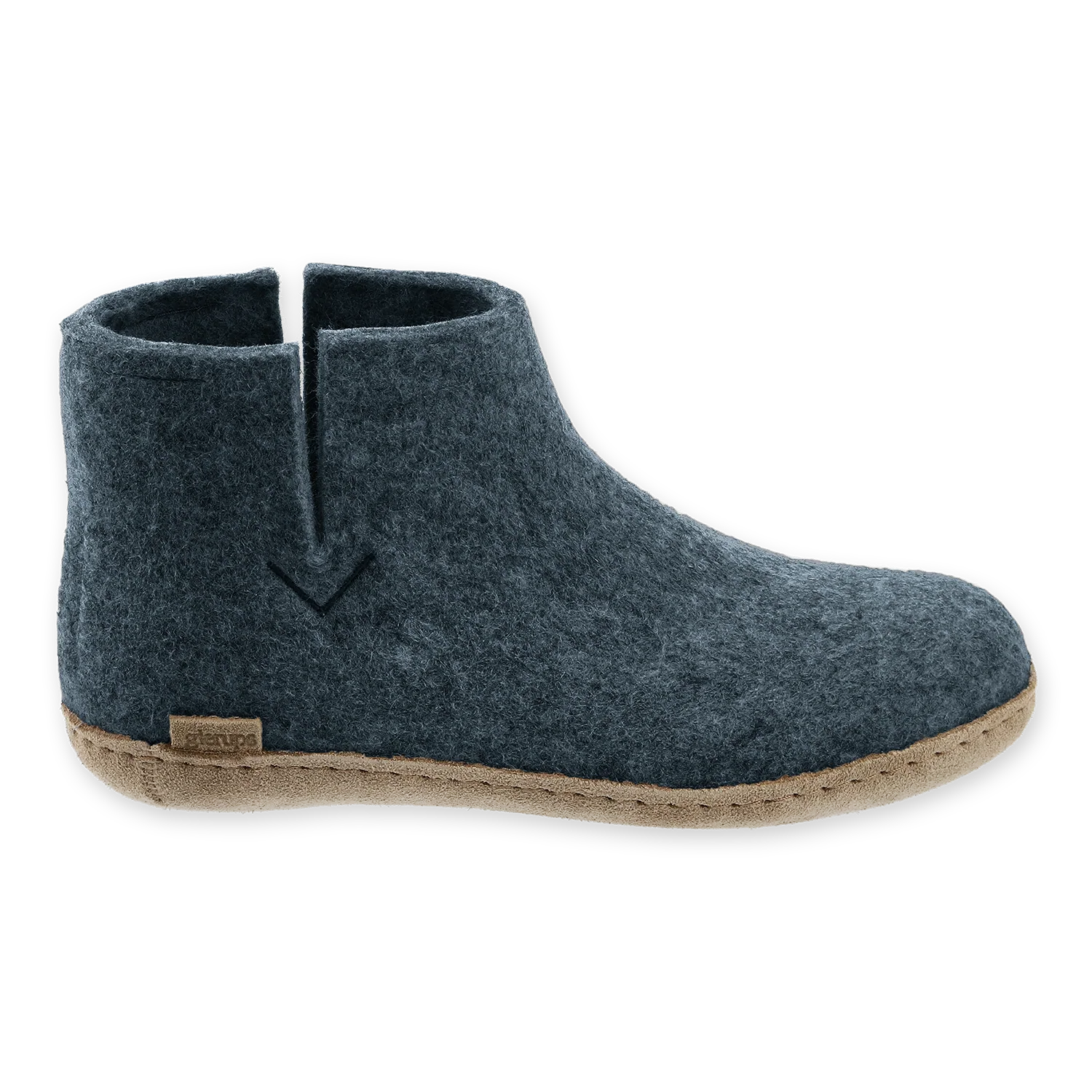 Glerups Boot Denim - Leather Sole - Image 2