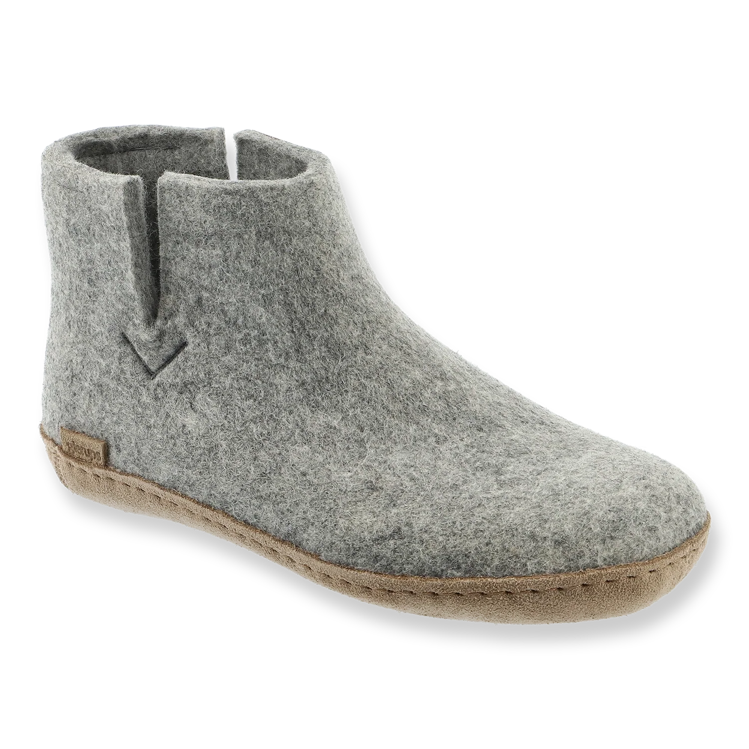 Glerups Boot Grey - Leather Sole