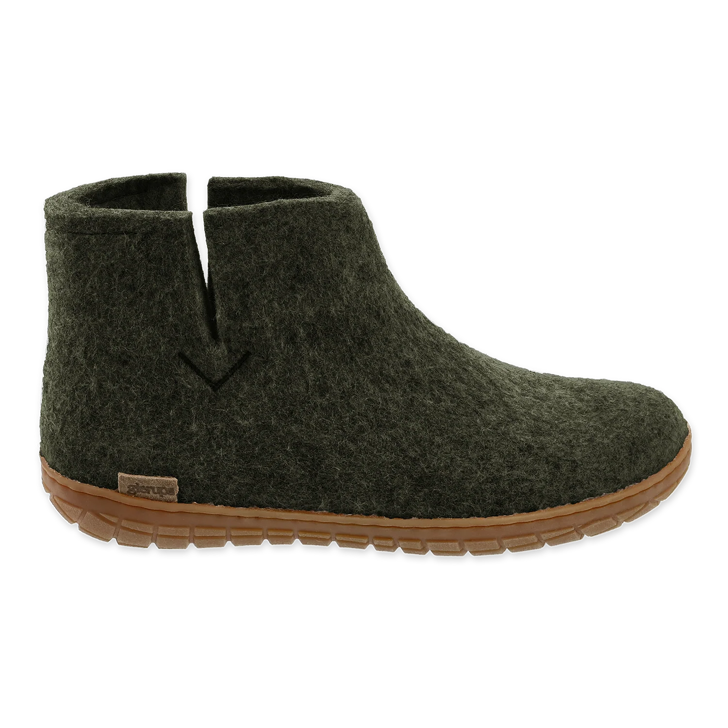 Glerups Boot Forest Green - Rubber Sole - Image 2