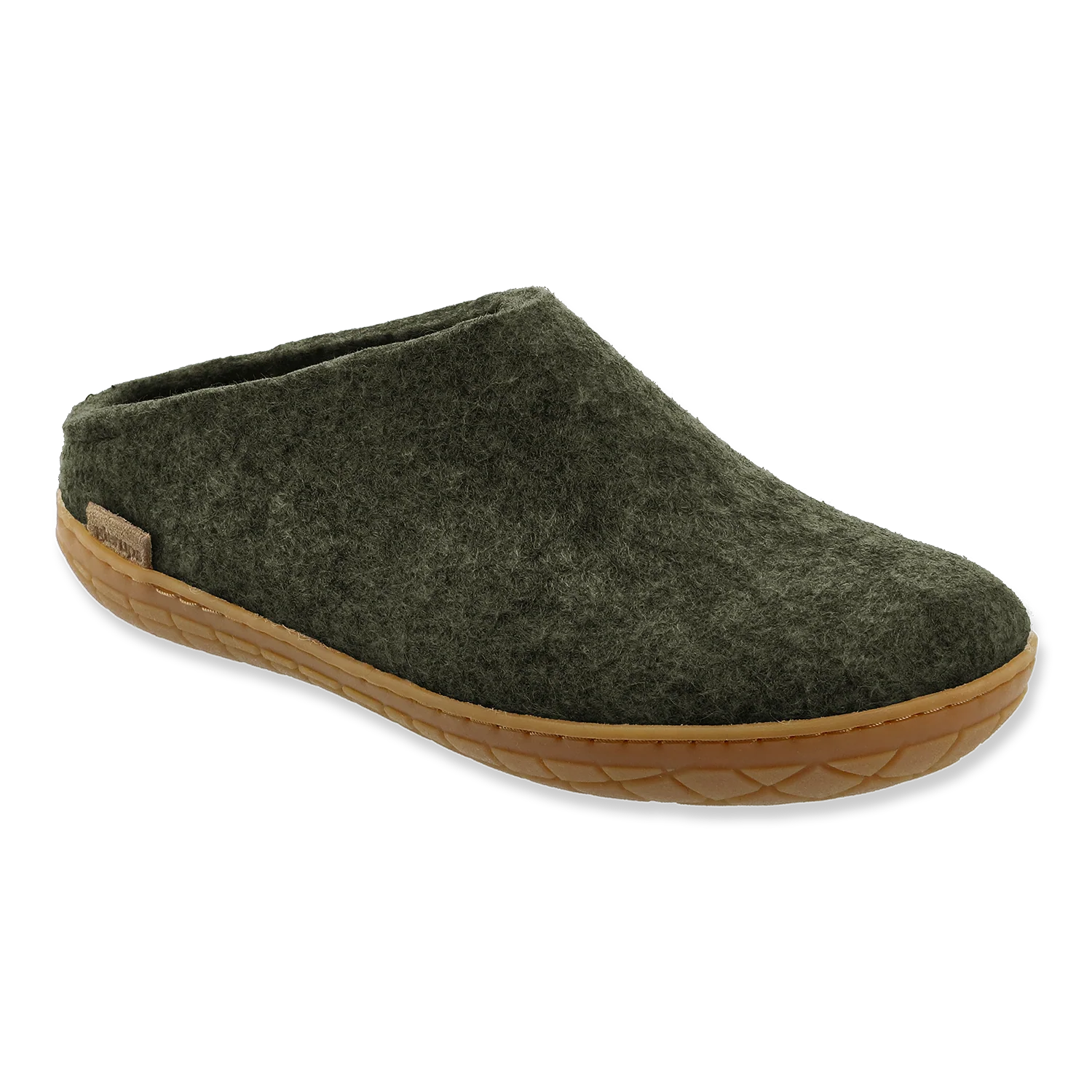 Glerups Slip-on Forest Green - Rubber Sole