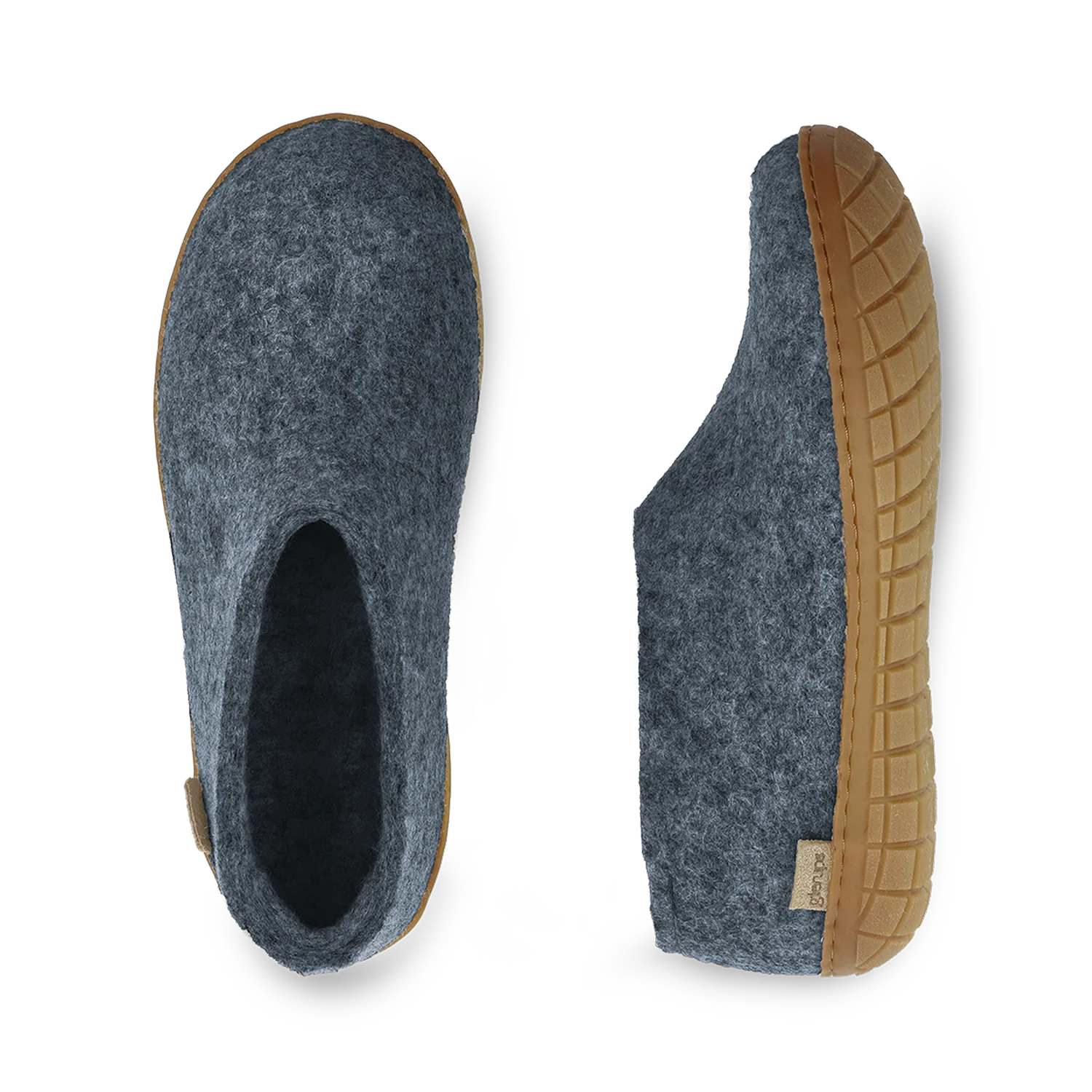 Glerups Shoe Denim - Rubber Sole - Image 3
