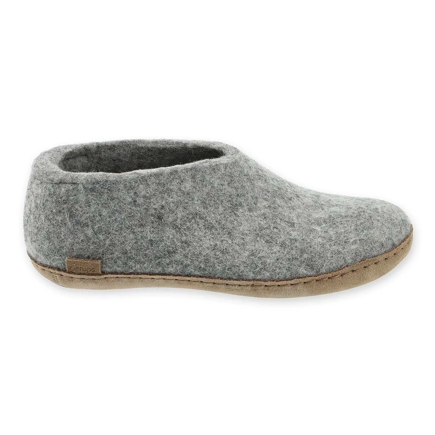 Glerups Shoe Grey - Leather Sole - Image 2