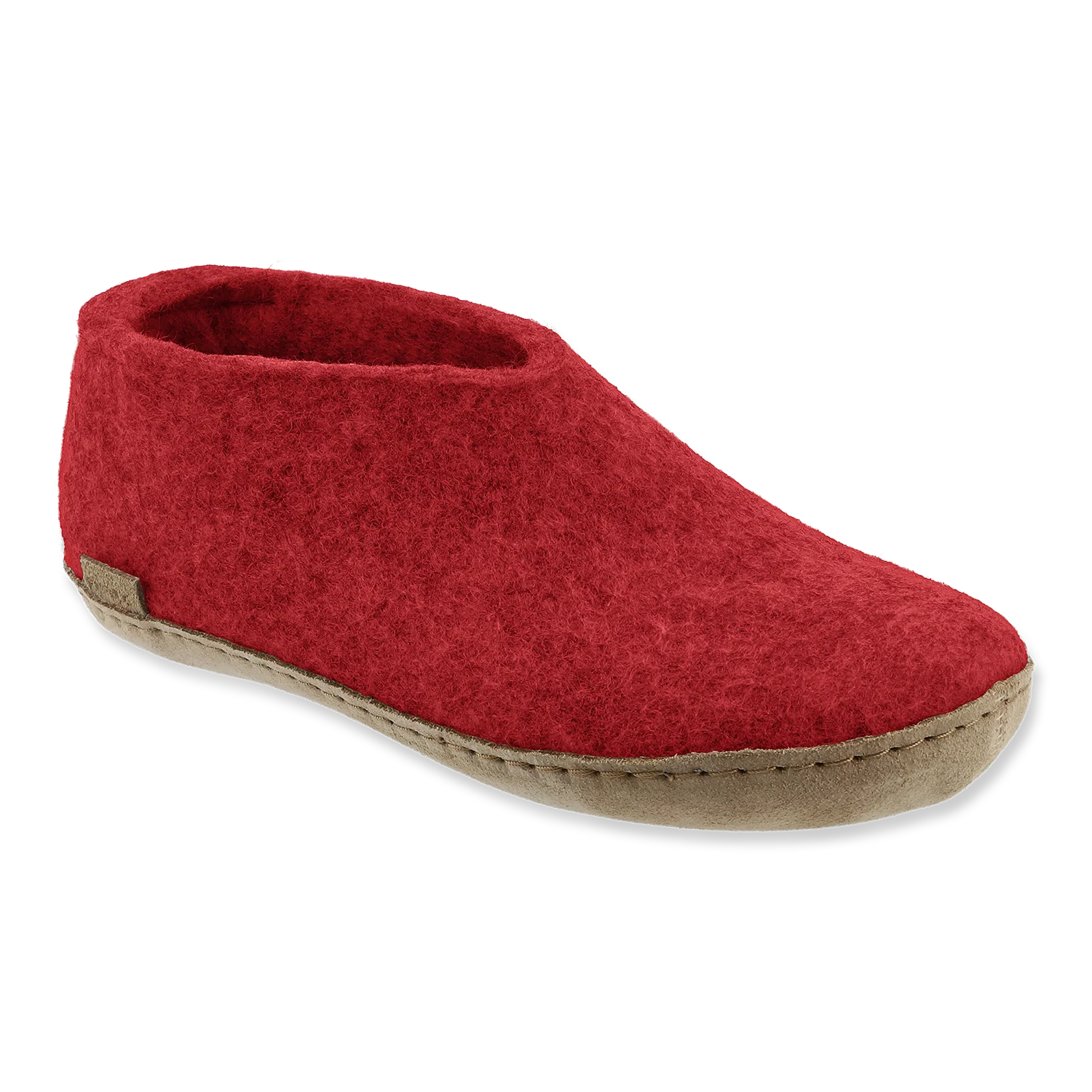 Glerups Shoe Red - Leather Sole