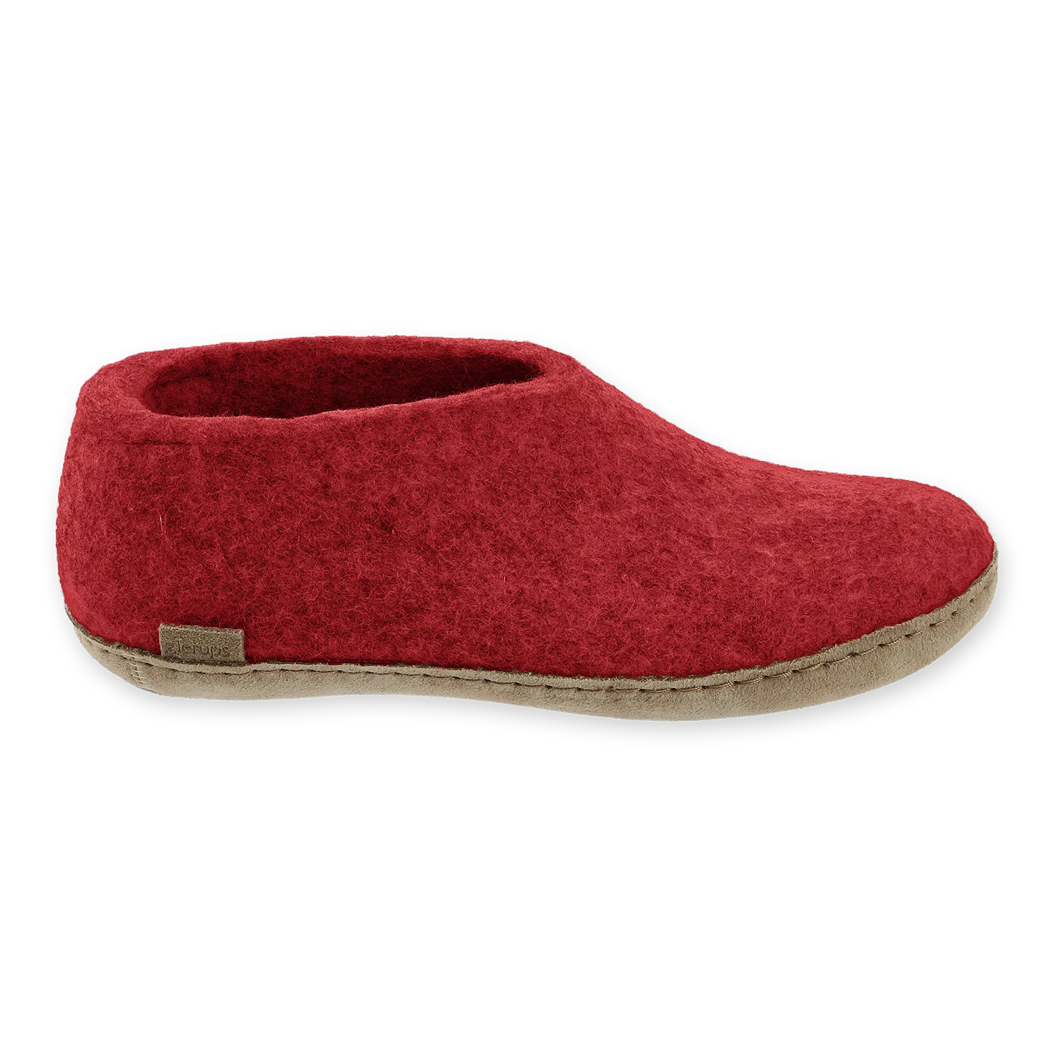 Glerups Shoe Red - Leather Sole - Image 2