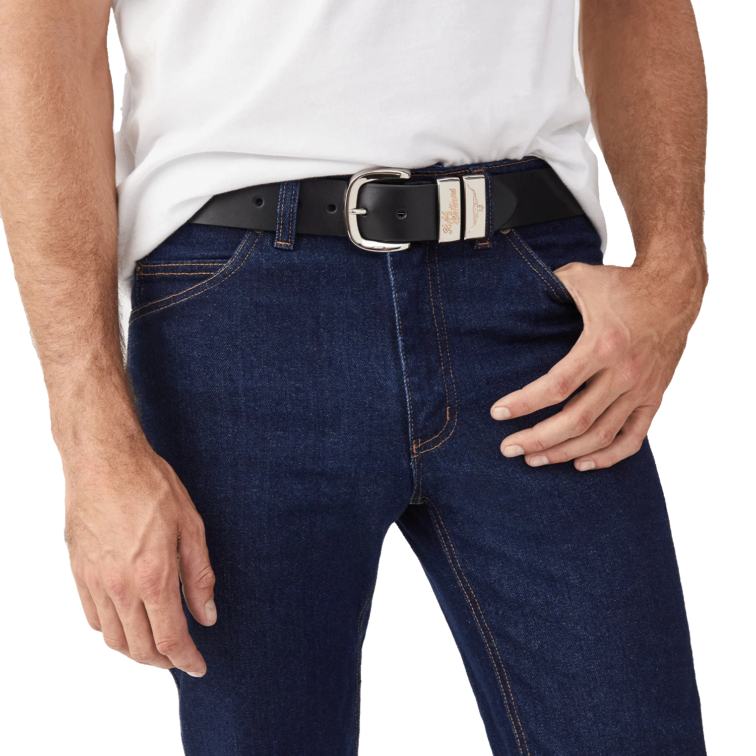 R.M. Williams Jerrawa Belt - Black - Image 2