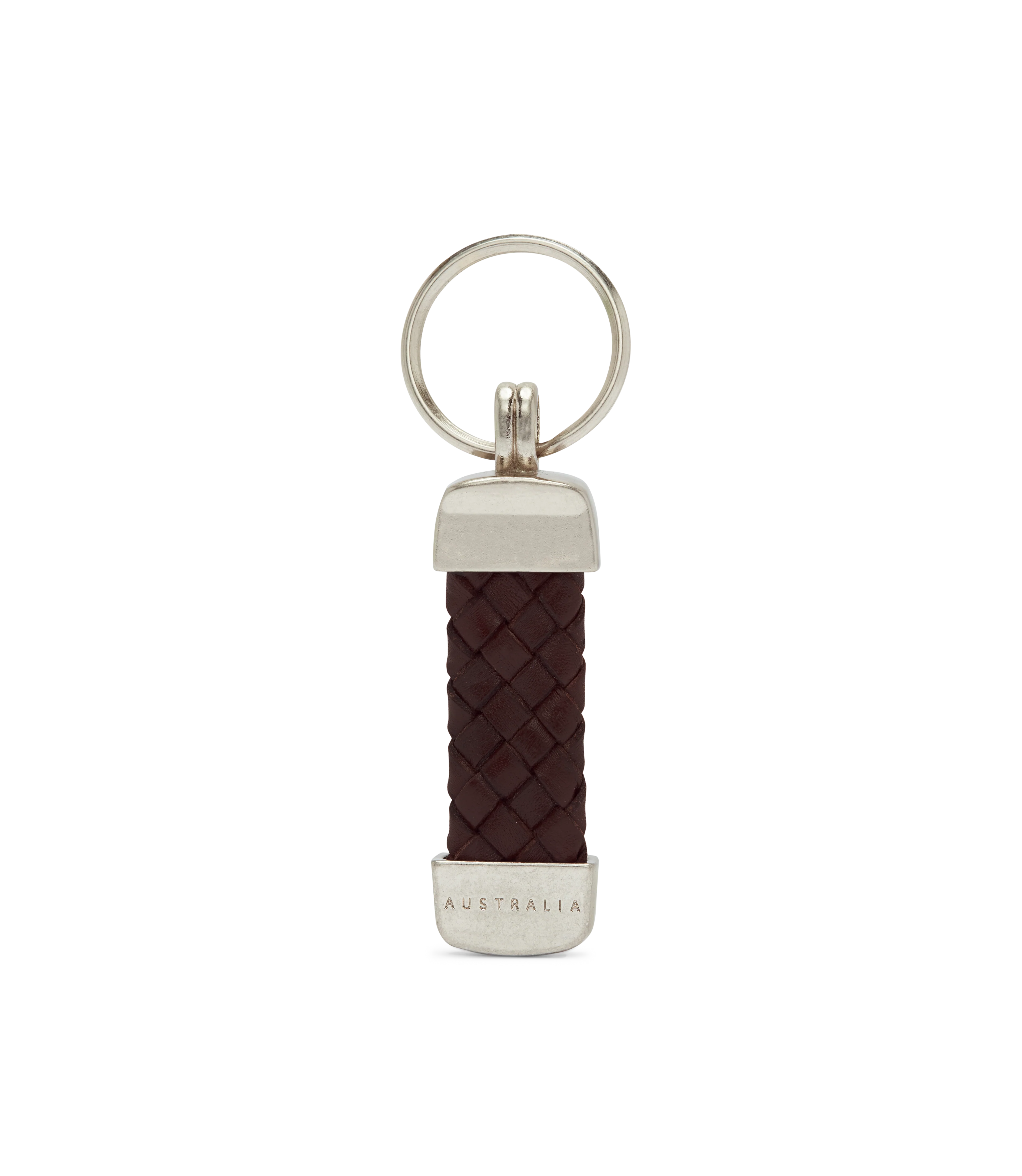 R.M. Williams Plaited Keyring - Brown - Image 2