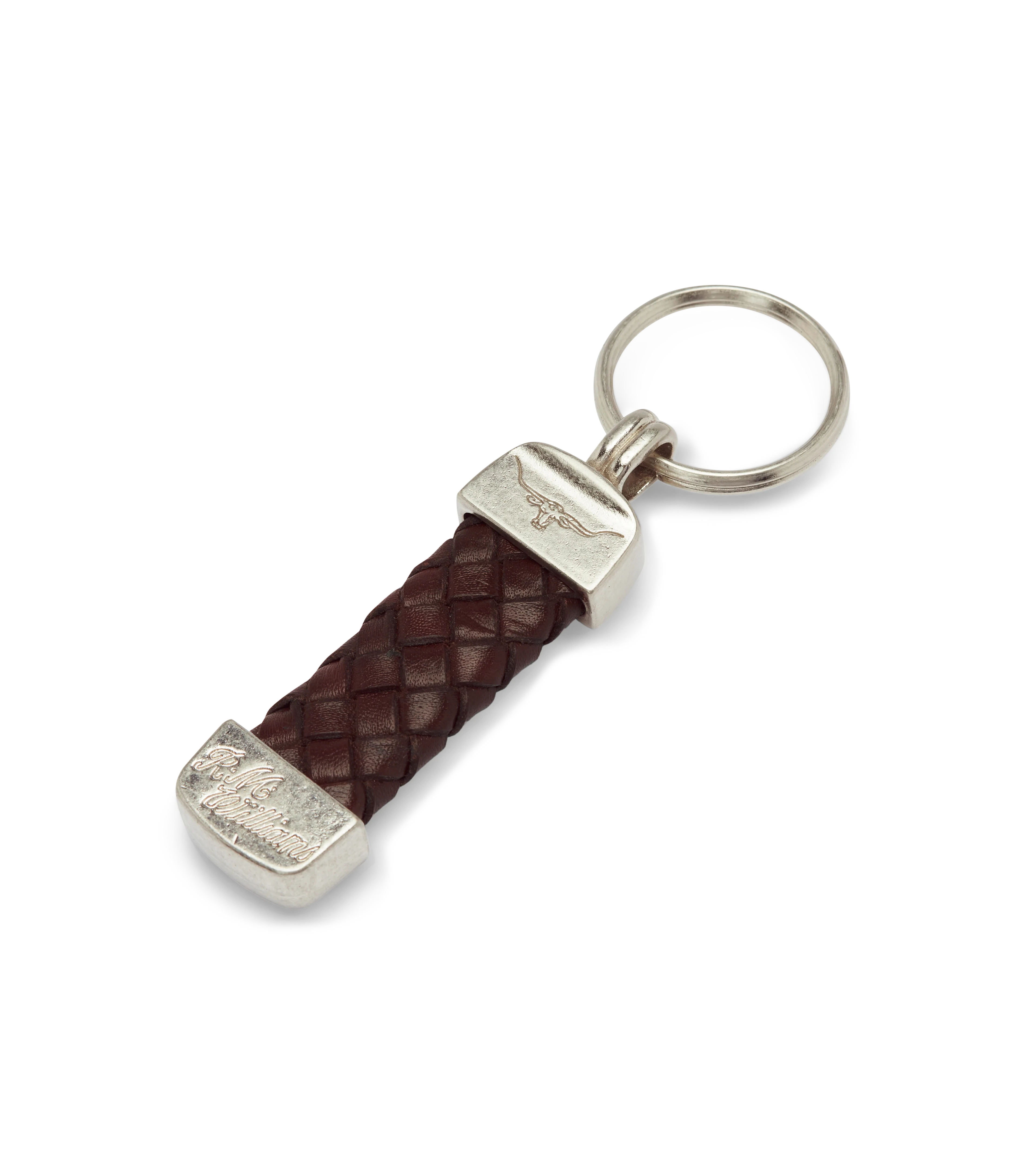 R.M. Williams Plaited Keyring - Brown - Image 4