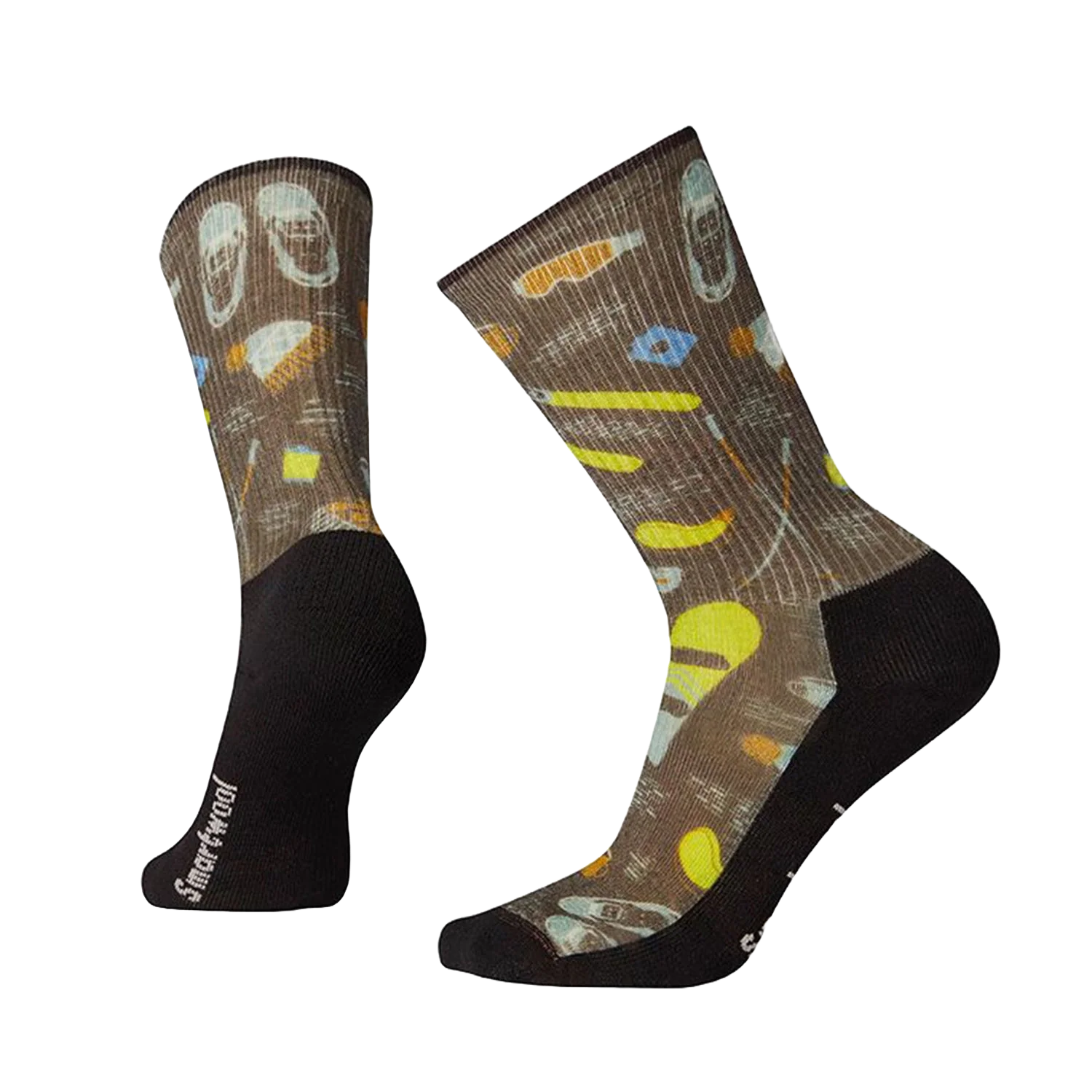 Smartwool Unisex Hike Light Hut Trip Crew in Charcoal