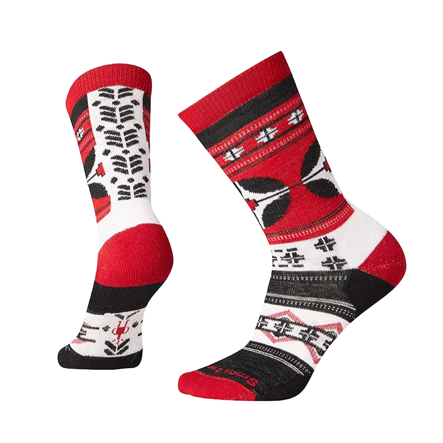 Smartwool Women's Fireside Crew in Crimson